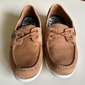 Sperry Top-Sider A/O 2-Eye Seersucker Tan size 10